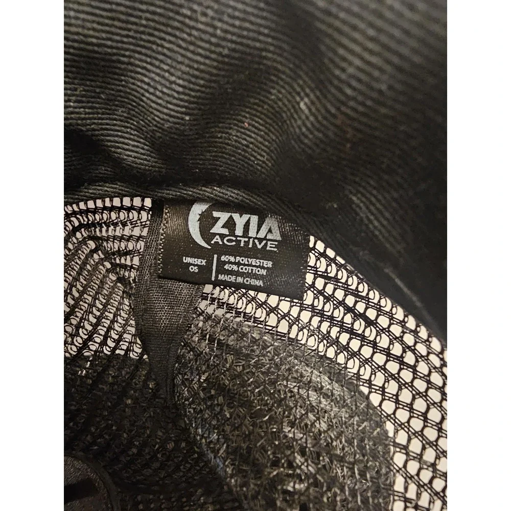 ZYIA Womens Active‎ Mesh Hat Ball Cap Patch Adjustable Snapback NWOT